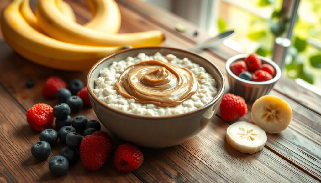 Is oatmeal and peanut butter a healthy breakfast?